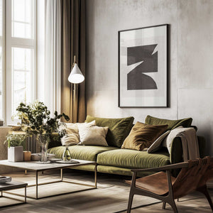 Tablou înramat „Fragmented Shape” de THE MIUUS STUDIO