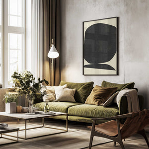 Tablou înramat „Shadowed Abstraction” de THE MIUUS STUDIO