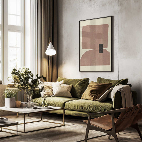 Tablou înramat „Abstract Balance” de THE MIUUS STUDIO