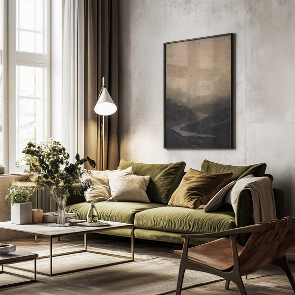 Tablou înramat „Highland River” de Dan Hobday