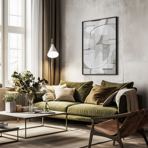 Tablou înramat „Neutral Curves 3” de cartissi