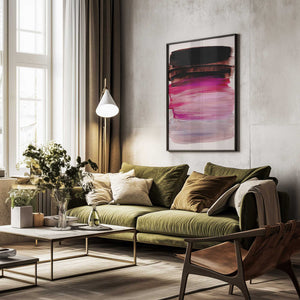 Tablou înramat „Abstract Brush Strokes 184” de Mareike Böhmer