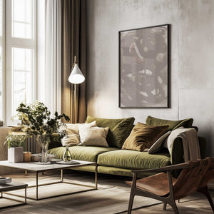 Tablou înramat „Abstract Brush Strokes 176X” de Mareike Böhmer