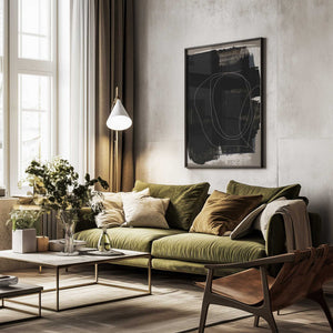Tablou înramat „Abstract Brush Strokes 180Z” de Mareike Böhmer