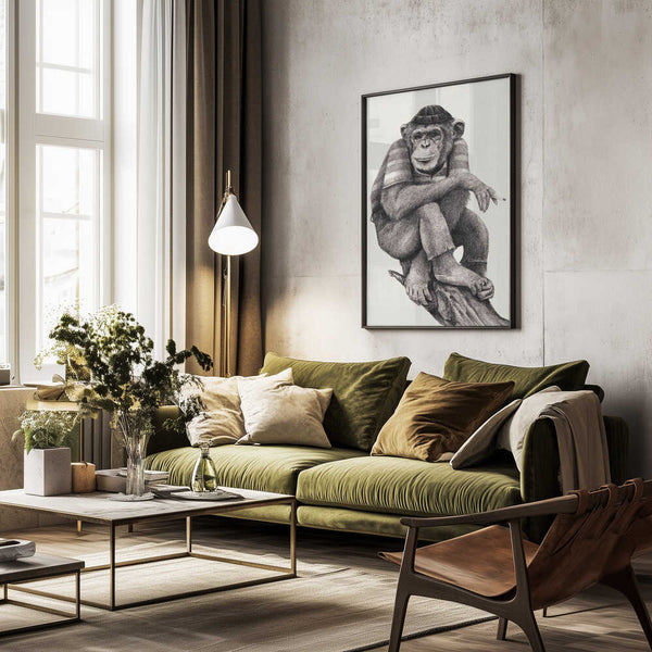 Tablou înramat „Smoke &amp;amp Chill” de Mike Koubou