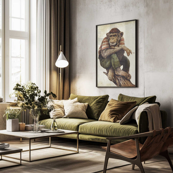 Tablou înramat „Smoke &amp; Chill” de Mike Koubou