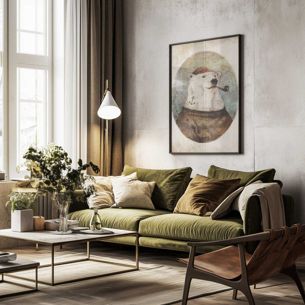 Tablou înramat „Onto the Shore” de Mike Koubou