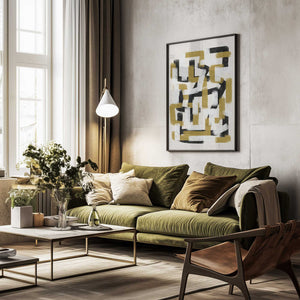 Tablou înramat „Abstract Pathways” de THE MIUUS STUDIO