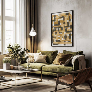 Tablou înramat „Abstract Pathways” de THE MIUUS STUDIO