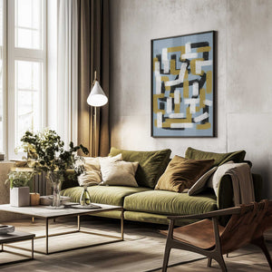 Tablou înramat „Abstract Pathways” de THE MIUUS STUDIO