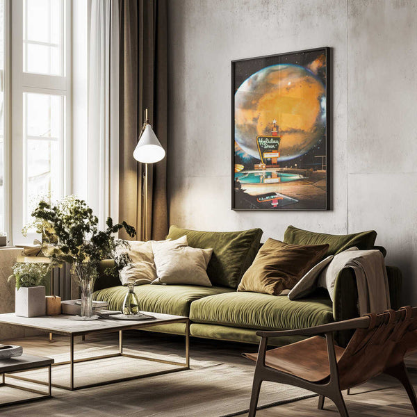 Tablou înramat „The Space Hotel” de Taudalpoi