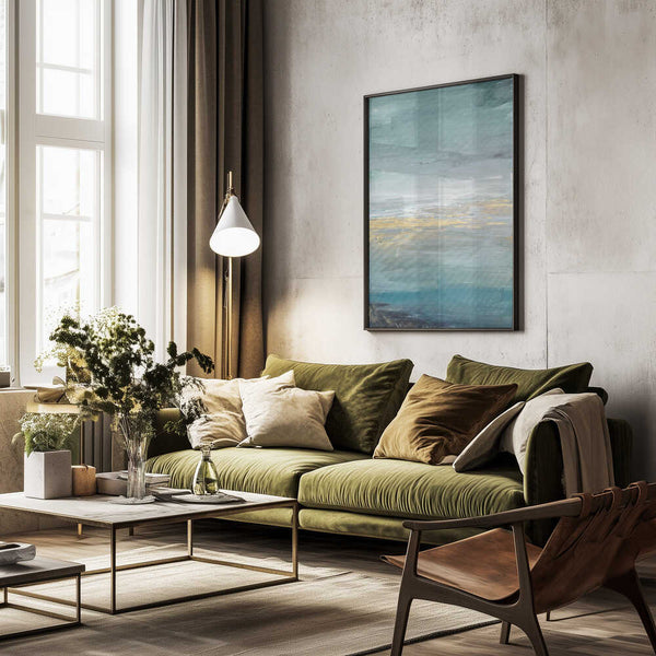 Tablou înramat „A Serene Seascape” de Julia Contacessi