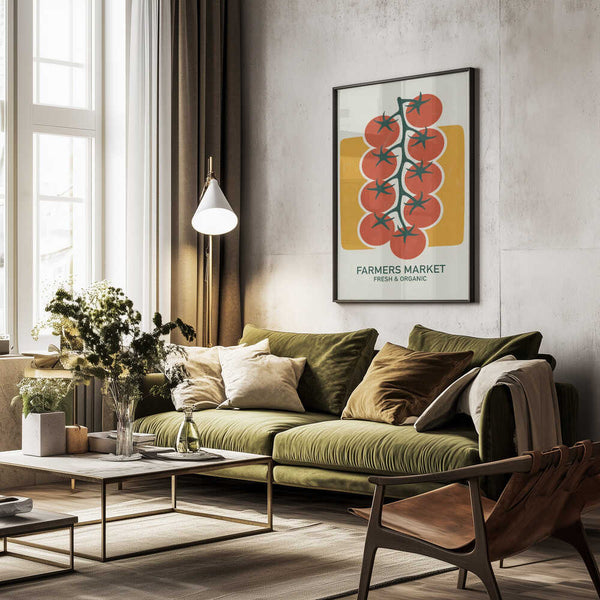 Tablou înramat „Farmers Market” de Andreas Magnusson