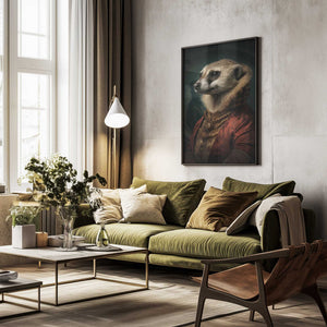 Tablou înramat „Meerkat Portrait” de Andreas Magnusson