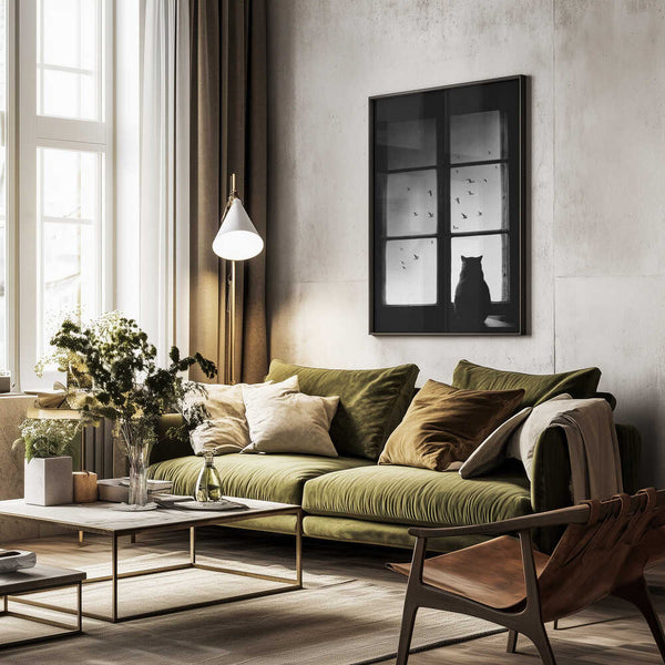 Tablou înramat „winter is coming” de Mario Pucic