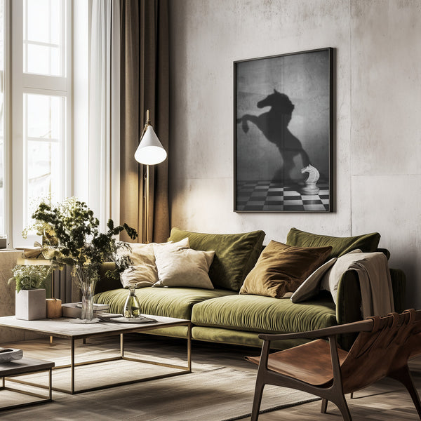 Tablou înramat „The soul of a mustang” de Victoria  Glinka