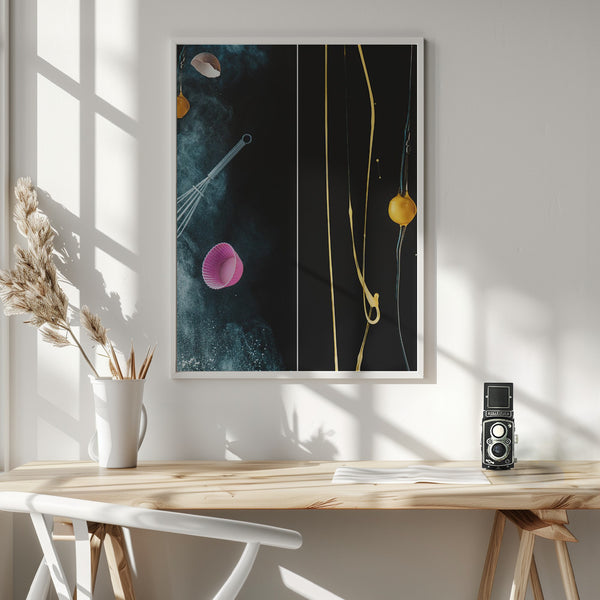 Tablou înramat „Kitchen mess” de Dina Belenko