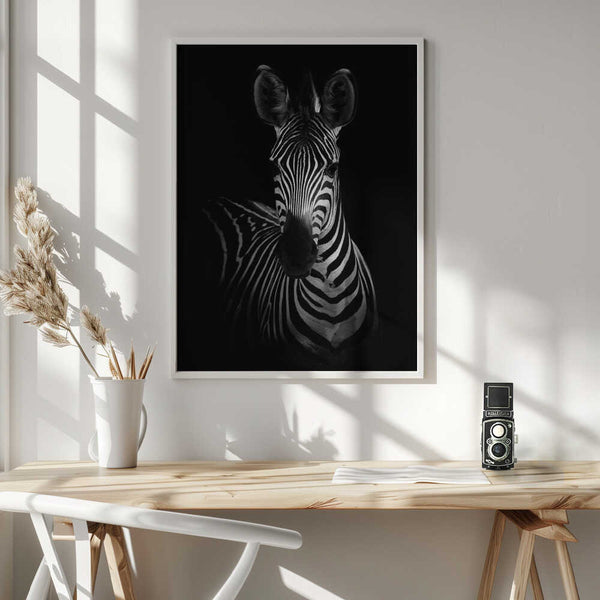 Tablou înramat „The Zebra” de WildPhotoArt