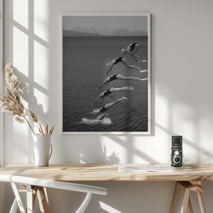 Tablou înramat „The beauty of diving” de Greetje van Son
