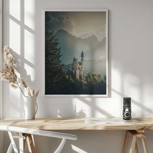 Tablou înramat „Neuschwanstein Castle” de Cuma Cevik