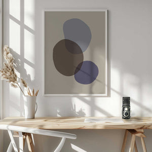 Tablou înramat „Organic Shapes 05” de Pictufy Studio