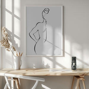 Tablou înramat „Back” de Pictufy Studio II