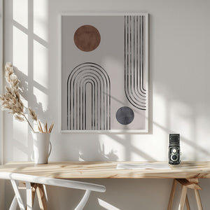 Tablou înramat „Archs and Buds” de Pictufy Studio II