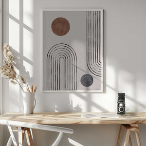 Tablou înramat „Archs and Buds” de Pictufy Studio II