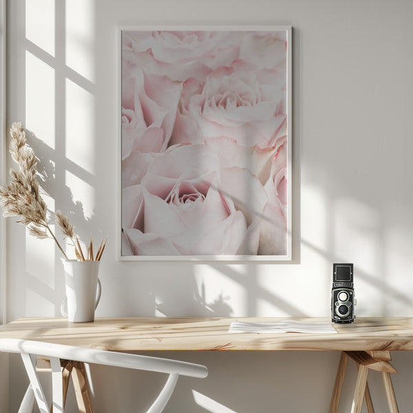 Tablou înramat „Pink Roses 05” de Pictufy Studio III