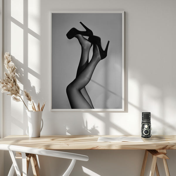 Tablou înramat „Velvet Pumps” de Pictufy Studio III