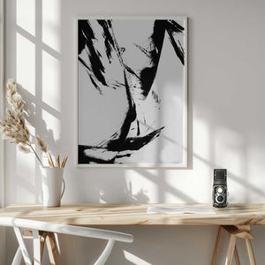 Tablou înramat „Ink Brush Flow” de uplusmestudio