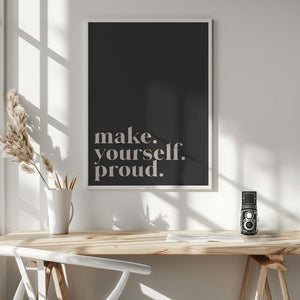 Tablou înramat „Motivational Phrase” de uplusmestudio