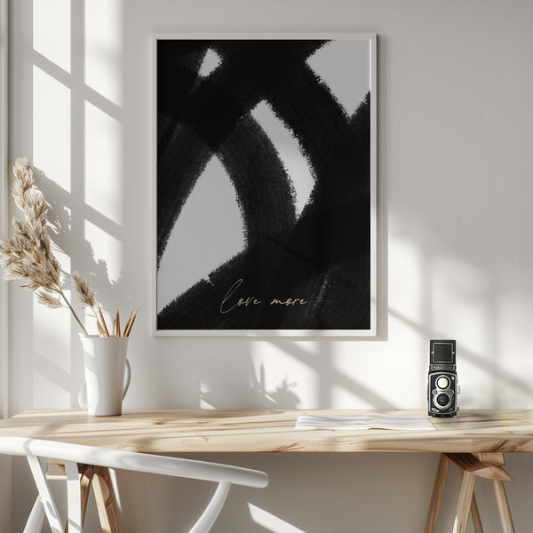 Tablou înramat „Love's Abstract Path” de uplusmestudio
