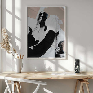 Tablou înramat „Monochrome Dance” de uplusmestudio