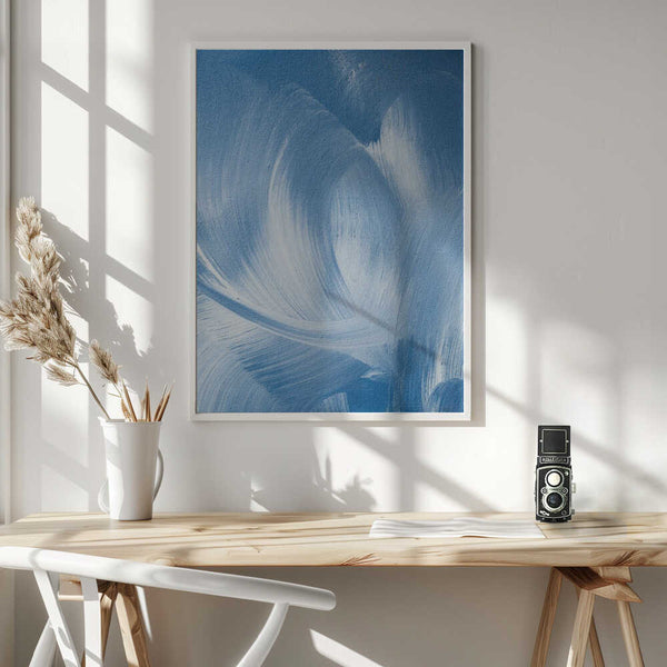 Tablou înramat „Acrylic Waves” de uplusmestudio