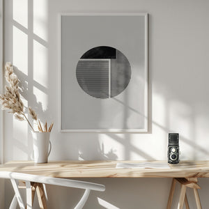 Tablou înramat „Minimalist round” de Pictufy Studio II