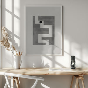 Tablou înramat „Minimalist maze” de Pictufy Studio II