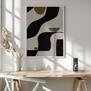 Tablou înramat „Fluid Geometrics” de THE MIUUS STUDIO