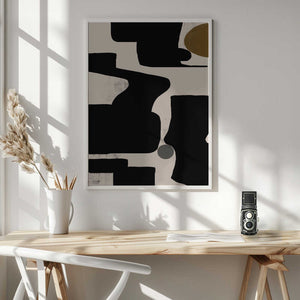 Tablou înramat „Curves and Shadows” de THE MIUUS STUDIO
