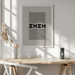 Tablou înramat „Geometric Harmony” de THE MIUUS STUDIO