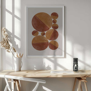 Tablou înramat „Circular Harmony” de THE MIUUS STUDIO