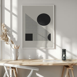 Tablou înramat „Geometric Harmony” de THE MIUUS STUDIO