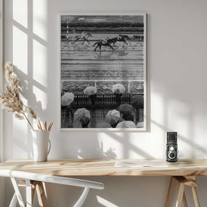 Tablou înramat „ Horse racing” de Takashi Hasegawa