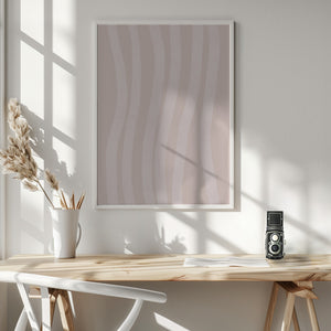 Tablou înramat „Gentle Sway Lines” de uplusmestudio