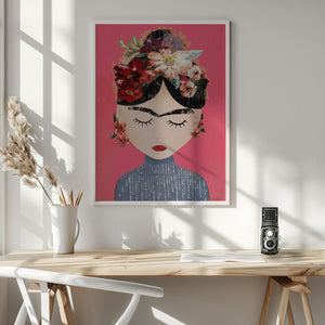 Tablou înramat „Floral Serenity” de Treechild