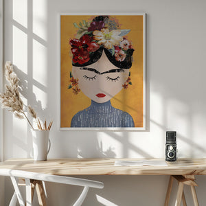 Tablou înramat „Floral Serenity” de Treechild