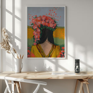 Tablou înramat „Floral Reverie” de Treechild