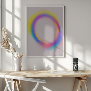 Tablou înramat „Luminous Spectrum Halo” de Treechild