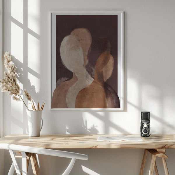 Tablou înramat „Layered Shadows” de Treechild