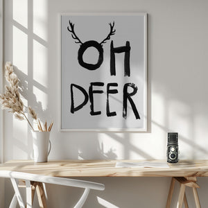 Tablou înramat „Antler Whimsy” de Treechild